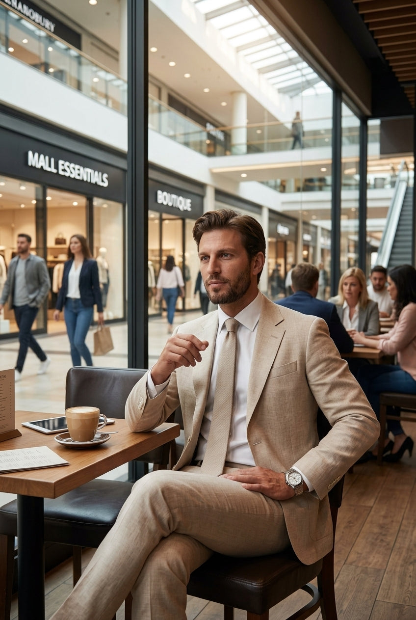 Herenpakset – getailleerd colbert met bijpassende broek voor werk en feestelijke gelegenheden