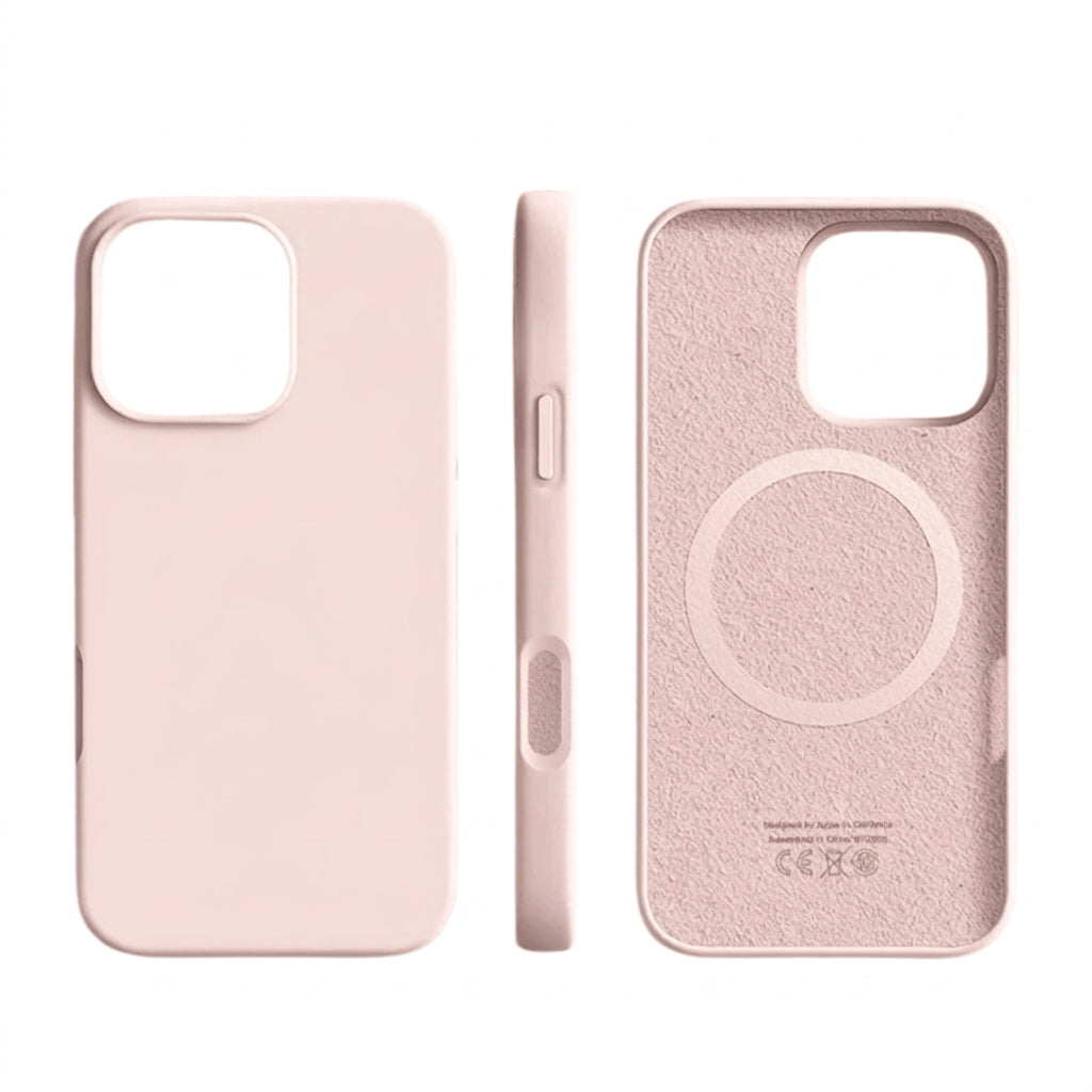 Cover per iPhone MagSafe – custodia in silicone con effetto soft touch e protezione per la fotocamera