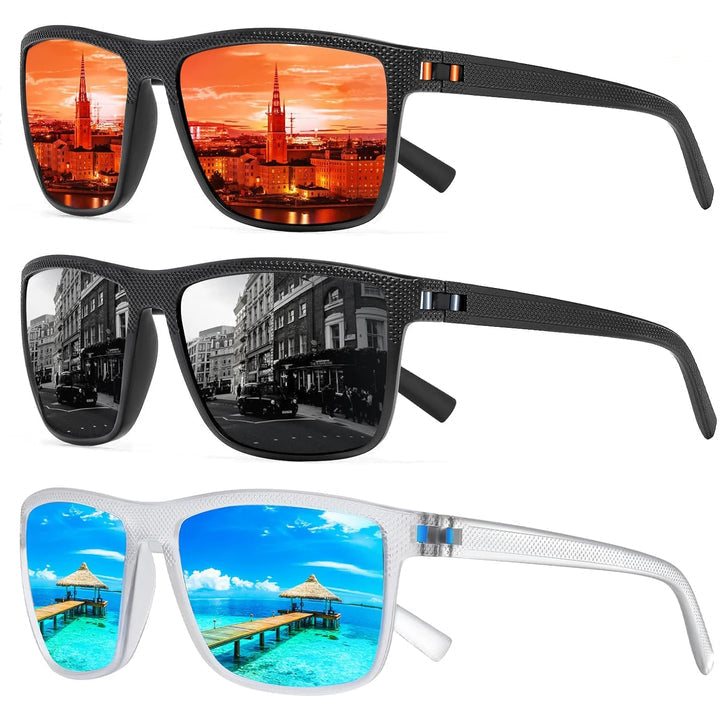 Gepolarisierte Sonnenbrille 3er-Pack – Solvion 1