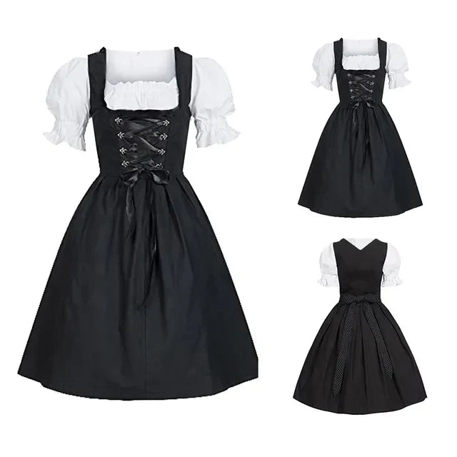 Bolendo Fabiola - Bayerisches Dirndl zum Oktoberfest mit eleganter Schürze und traditionellen Details
