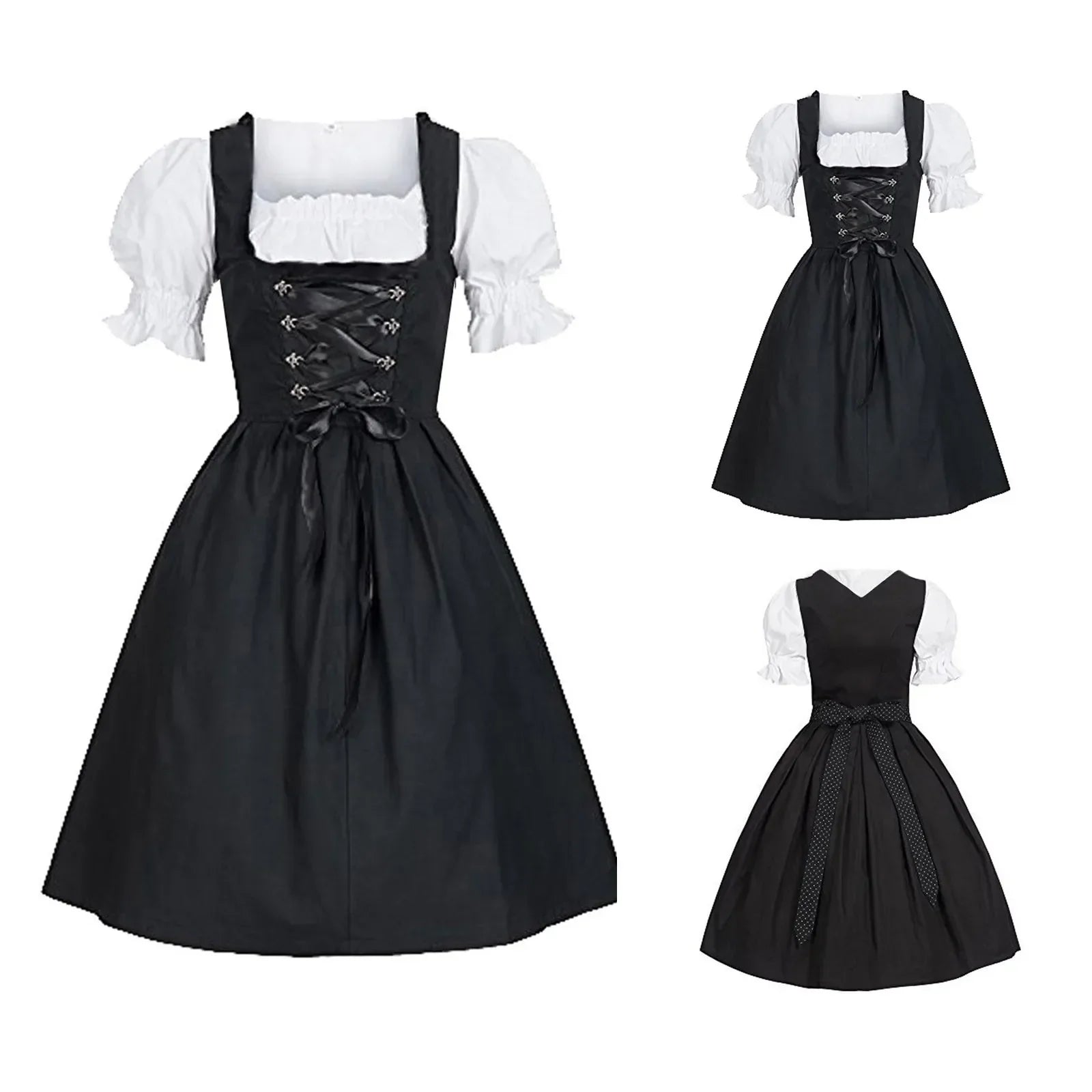 Bolendo Fabiola - Bayerisches Dirndl zum Oktoberfest mit eleganter Schürze und traditionellen Details