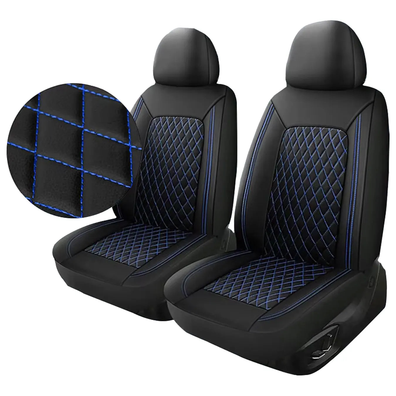 Gewatteerde Kunstleren Autostoelhoezen Set van 9 voor 5 Zitplaatsen - Eenvoudige Installatie, Universeel Gebruik, Bescherming en Stijl 8