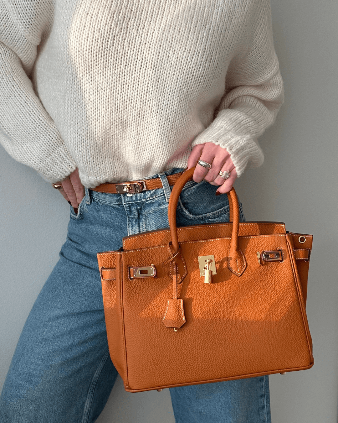Grande borsa da donna in pelle – Elegante, spaziosa e senza tempo