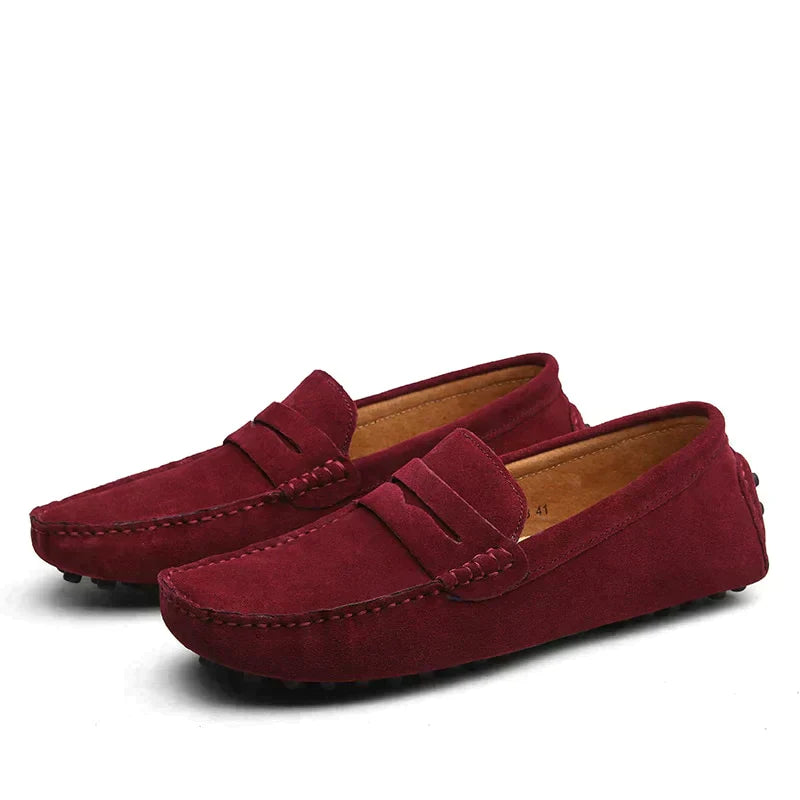 Edelmann – Mocassins de luxe pour hommes en cuir, élégants et confortables, antidérapants