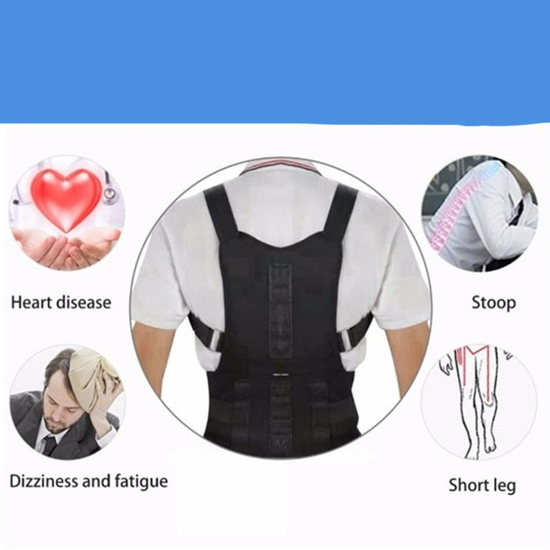 Postura – Supporto magnetico per la schiena per migliorare la postura – Unisex quotidiano