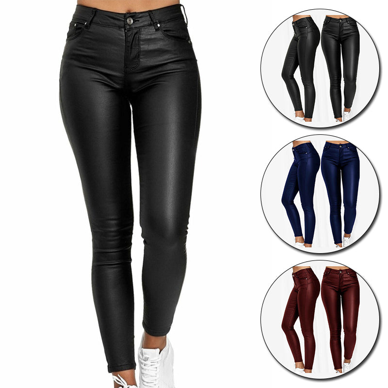 Bolendo Lexi pantalon en cuir stretch