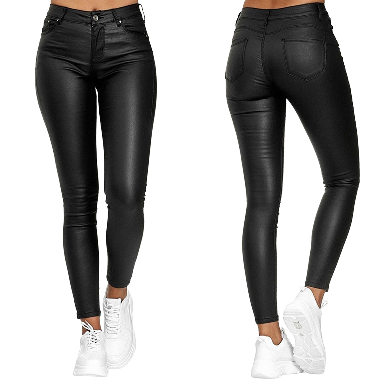 Bolendo Lexi pantalon en cuir stretch