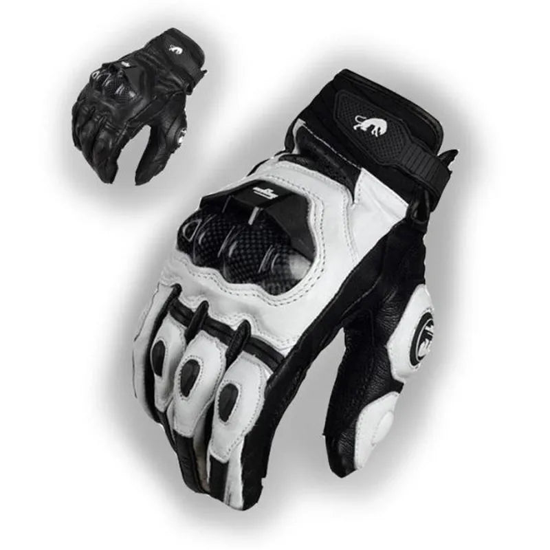 Motorradhandschuhe – Robuste Racing-Handschuhe mit Grip & Verstellbarem Riemen