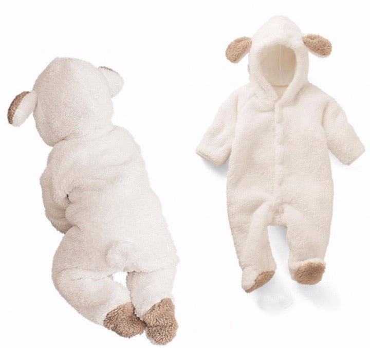 Tutina animale per neonati | Caldo completo per bambini per autunno e inverno