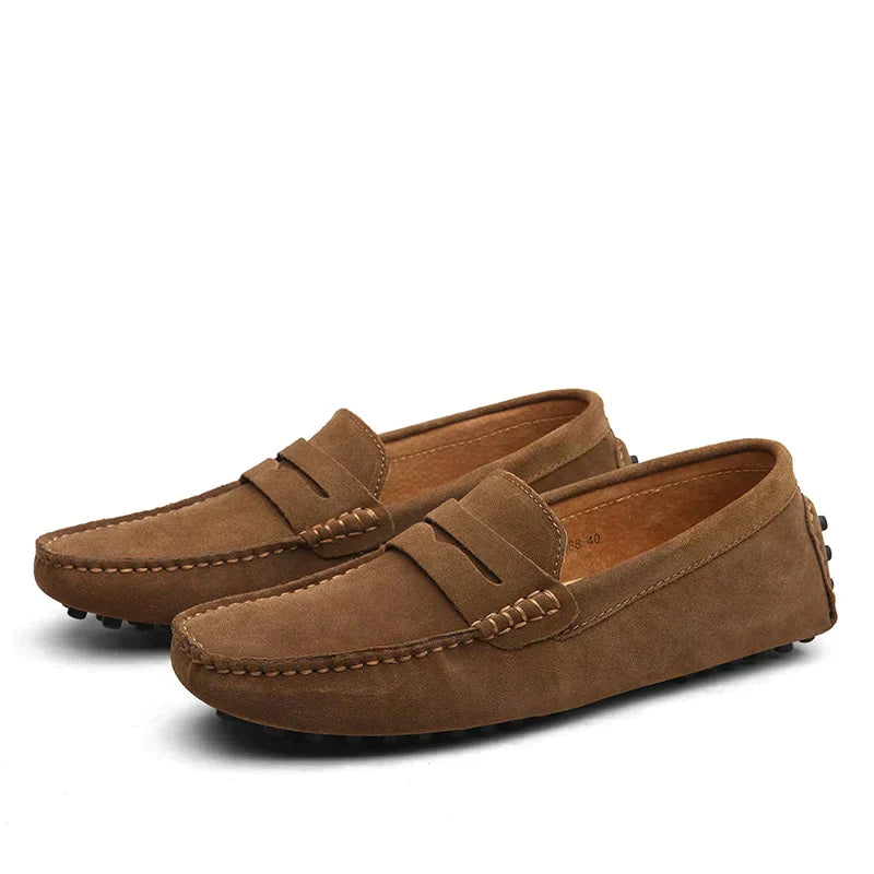 Edelmann – Mocassins de luxe pour hommes en cuir, élégants et confortables, antidérapants