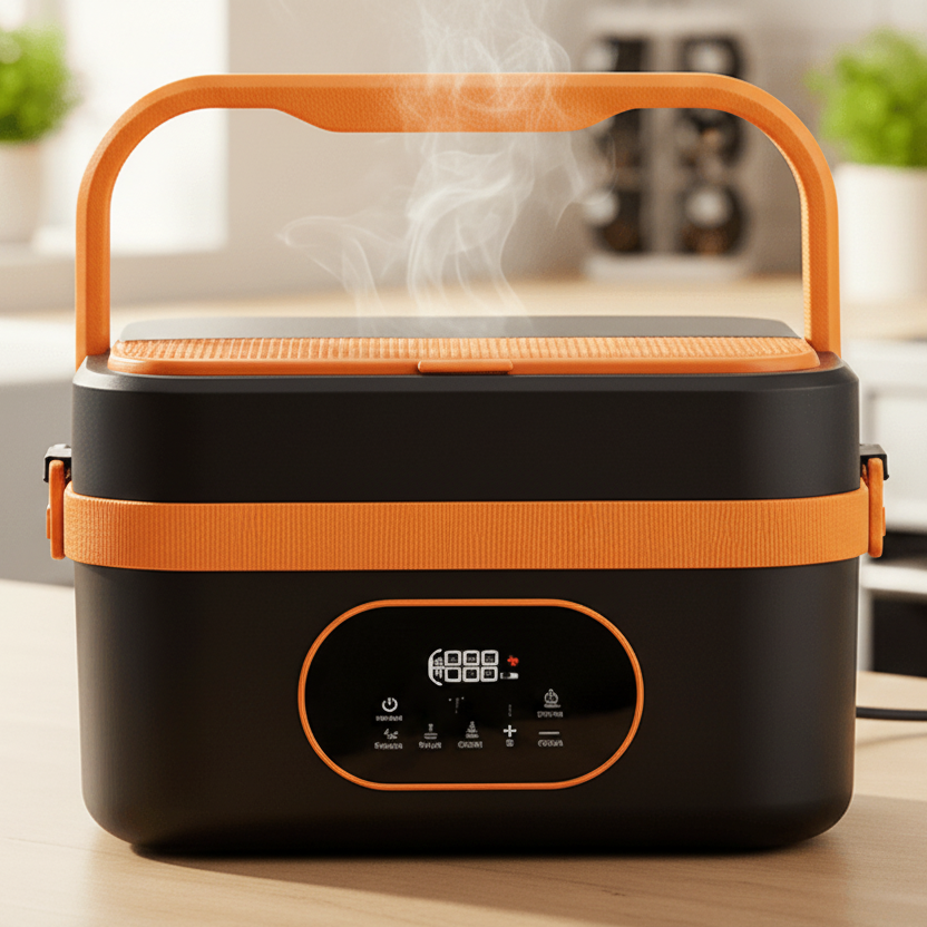 Lunchbox auto-riscaldante – Senza fili & ricarica rapida USB-C