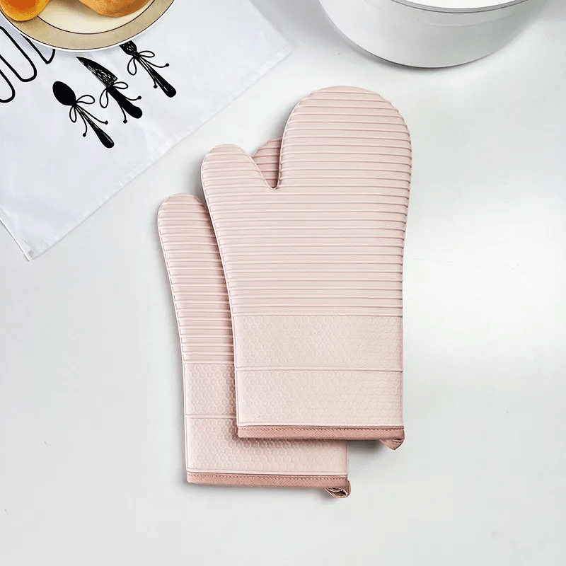 HEATSAFE – Non-slip silicone oven gloves for maximum heat protection 0