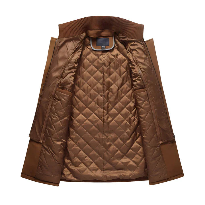 Cappotto di lana su misura con fodera trapuntata - Brady