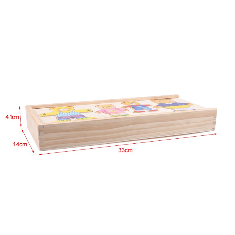 Drevené puzzle - Obliekaj Max