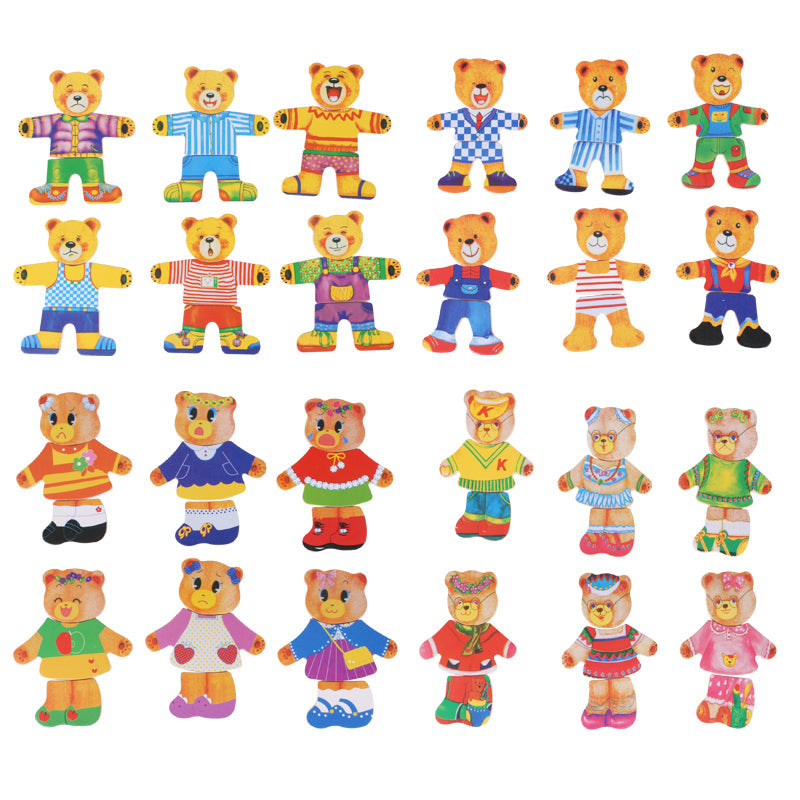Drevené puzzle - Obliekaj Max