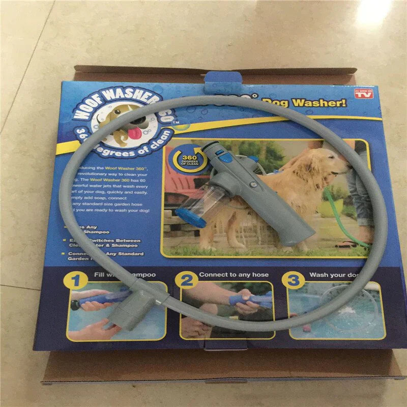 Outil de douche pour animaux de compagnie 360° - AquaPaws