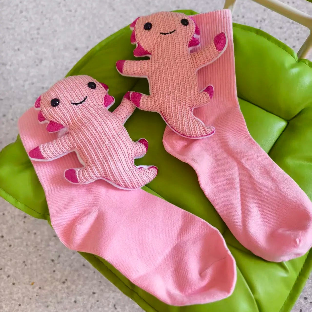HUGFOOT – Cozy House Socks with Cute 3D Animal Accent & Secure Non-Slip Sole 14