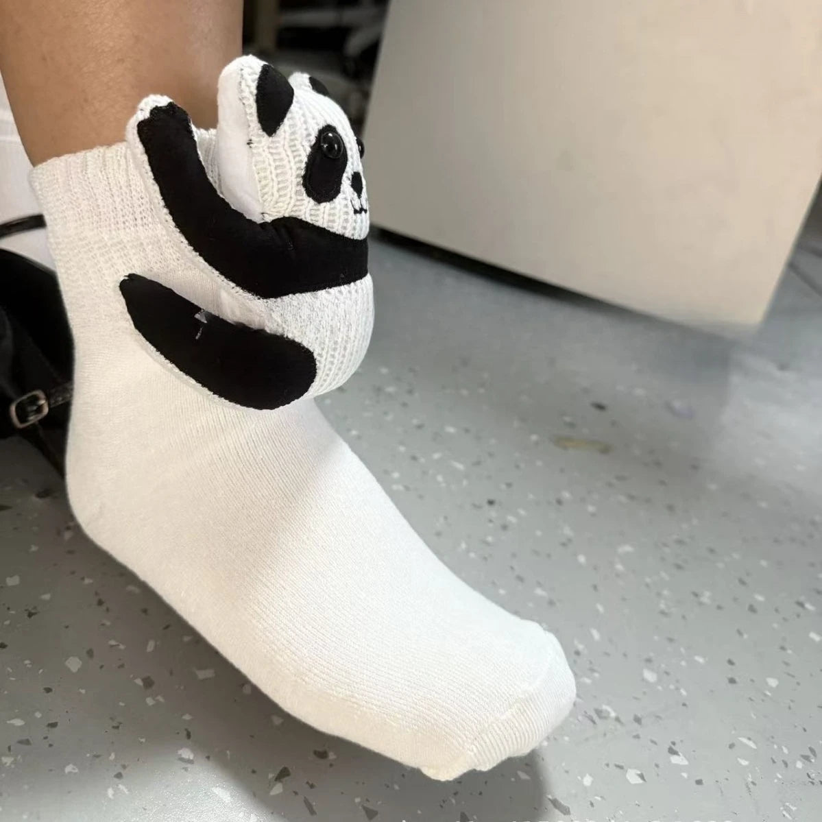 HUGFOOT – Cozy House Socks with Cute 3D Animal Accent & Secure Non-Slip Sole 8