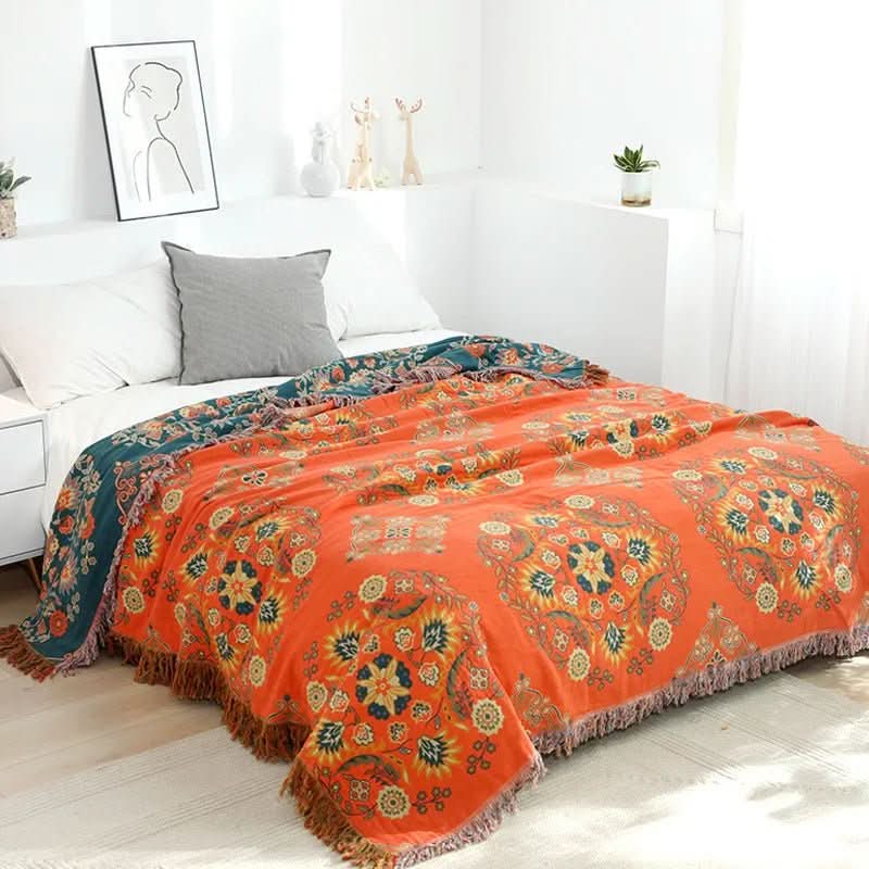 HYGGEHAVEN-DECKE – Boho-Baumwolldecke für gemütliche Wohnräume 1