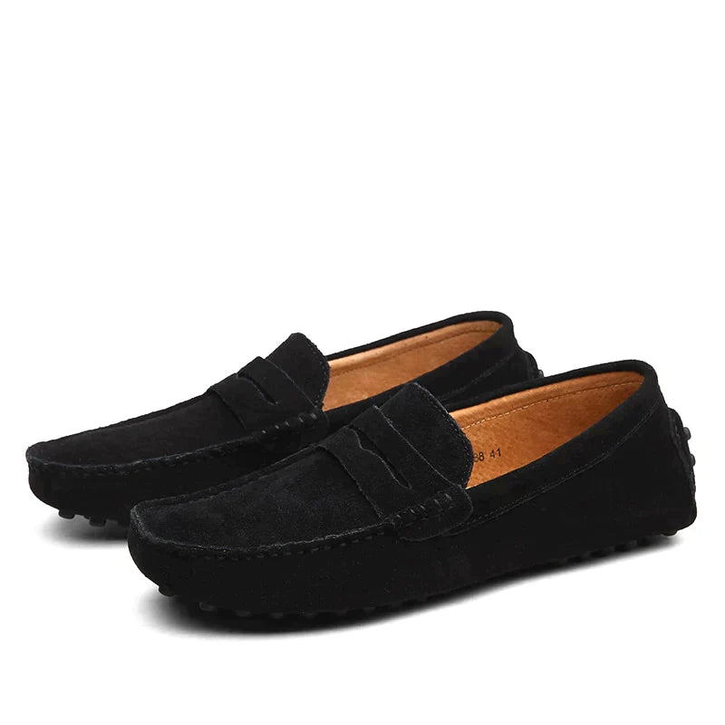 Edelmann – Mocassins de luxe pour hommes en cuir, élégants et confortables, antidérapants