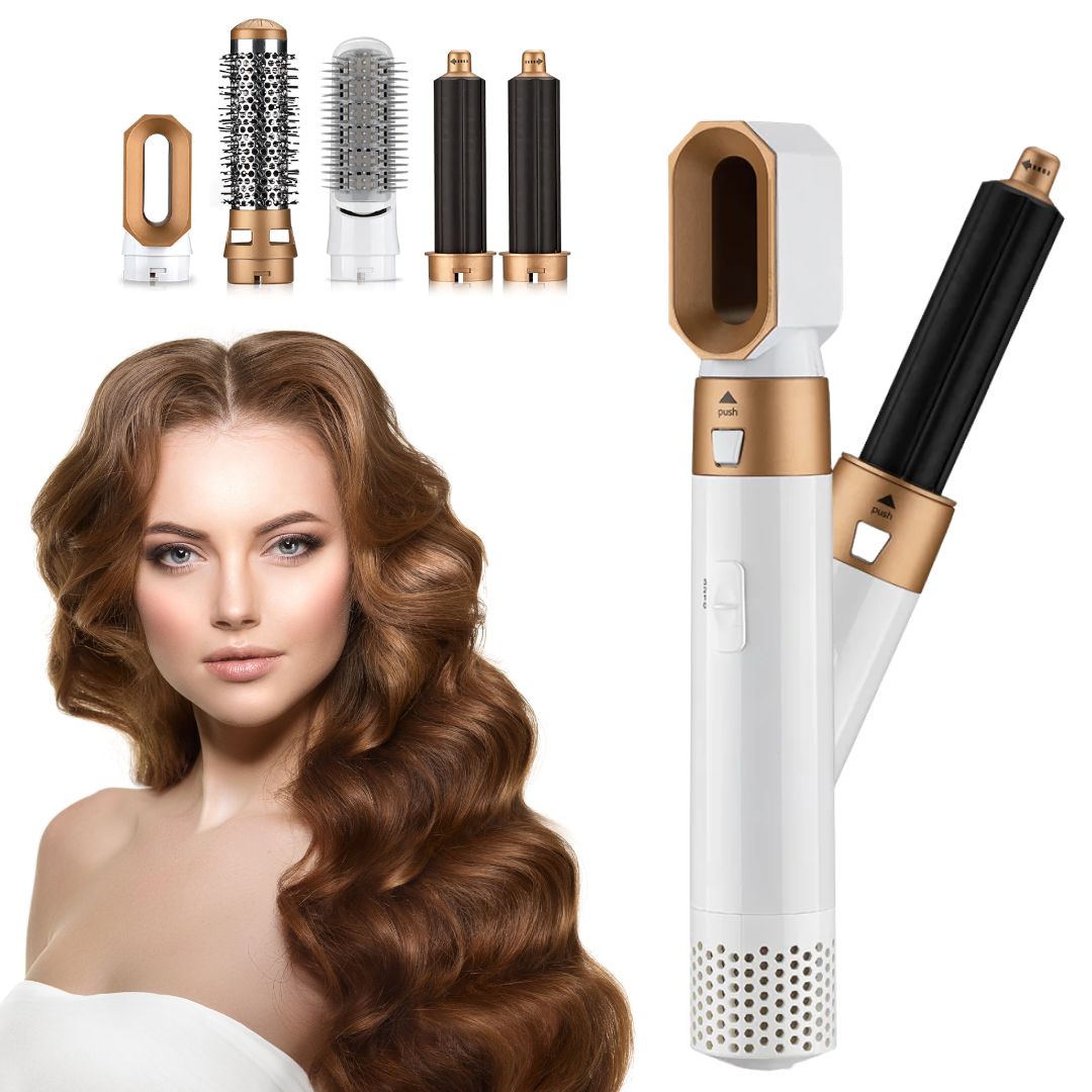 Arricciacapelli con cinque funzioni per uno styling flessibile e versatile per donne