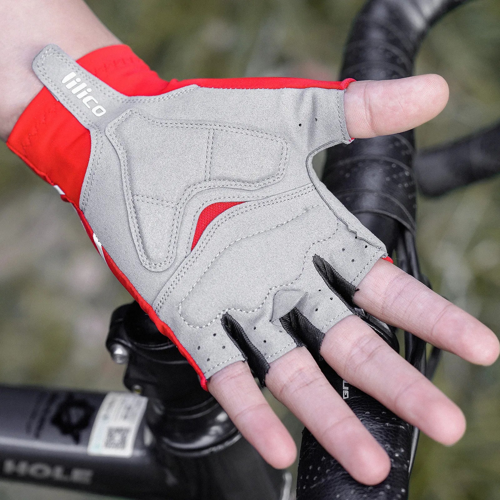 Halfvinger Fietshandschoenen met Antislip voor Racing en MTB, Ademend en Comfortabel 1