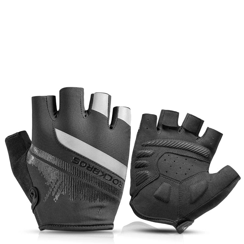 Halfvinger Fietshandschoenen voor Heren en Dames, Ademend en Schokbestendig 7