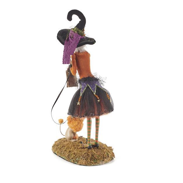 Halloween-Figurine | Handgemaakte Hexendecoratie | Hars 5