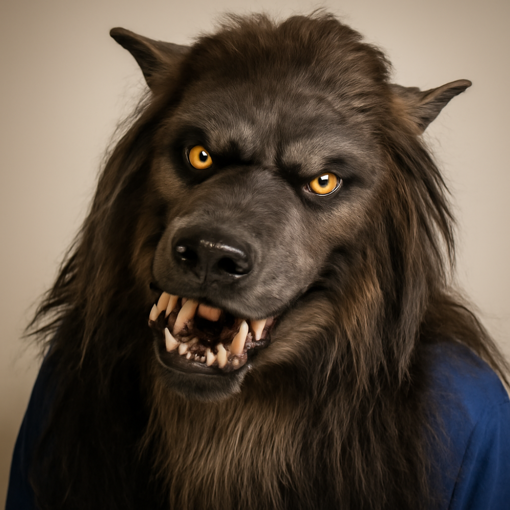 Halloween Wolf Masker Weerwolf Kostuum 1