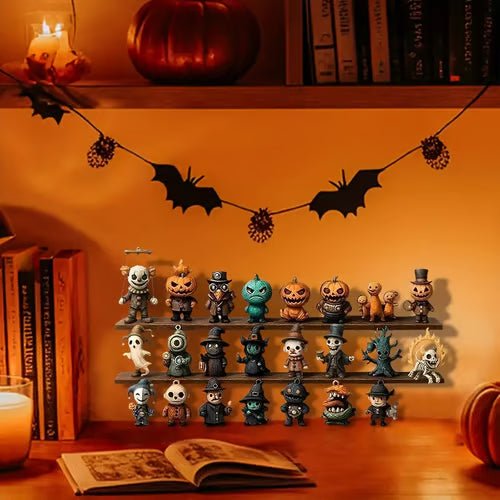 Halloween adventskalender met 31 mini-PVC-figuurtjes 2