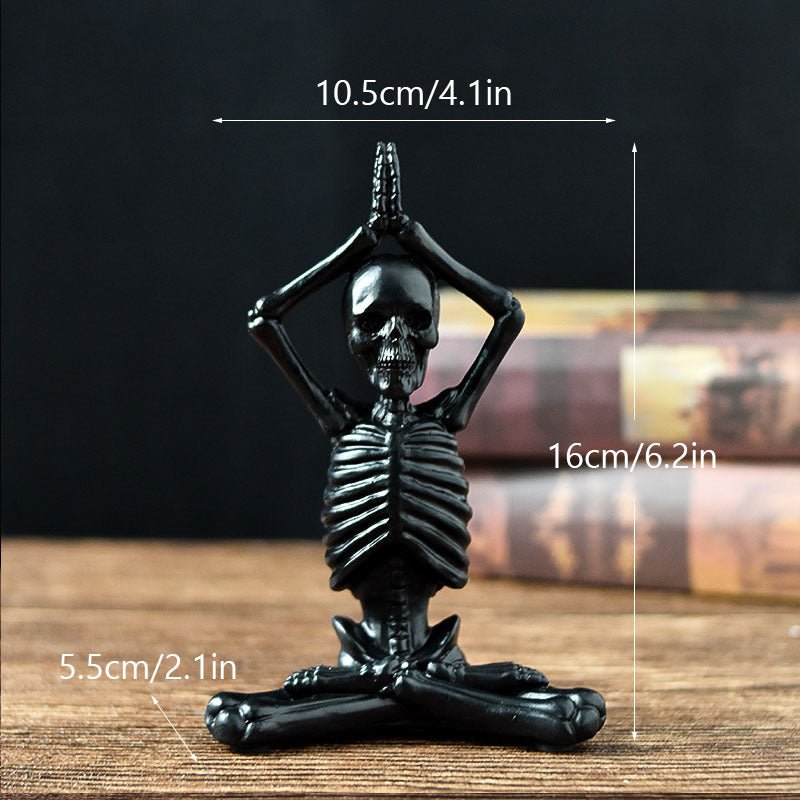 Halloween harsbeeldje — Vintage zwart-wit ornament 0