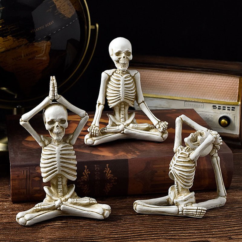 Halloween harsbeeldje — Vintage zwart-wit ornament 1