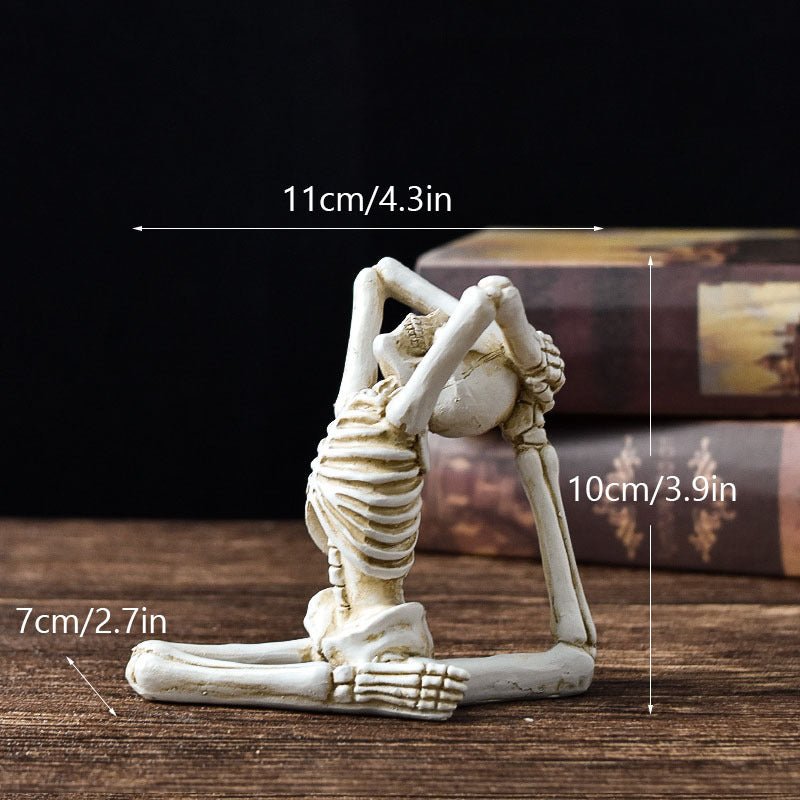 Halloween harsbeeldje — Vintage zwart-wit ornament 12