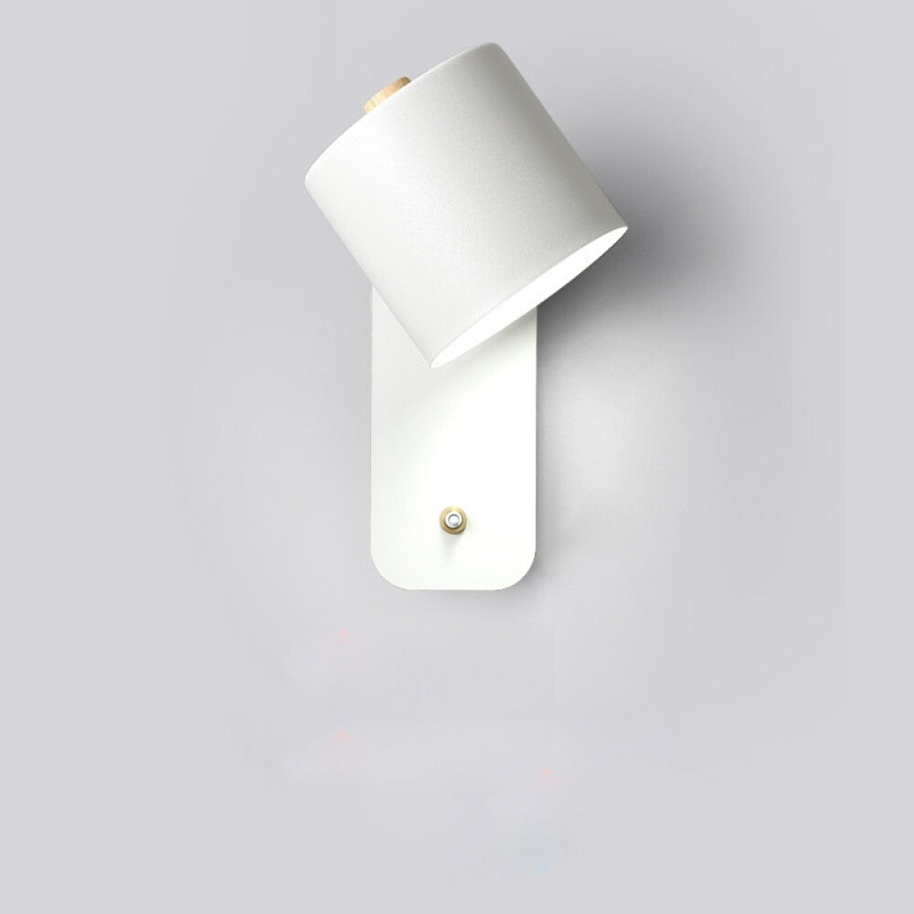 Appliques murales LED modernes avec interrupteur pour décoration intérieure