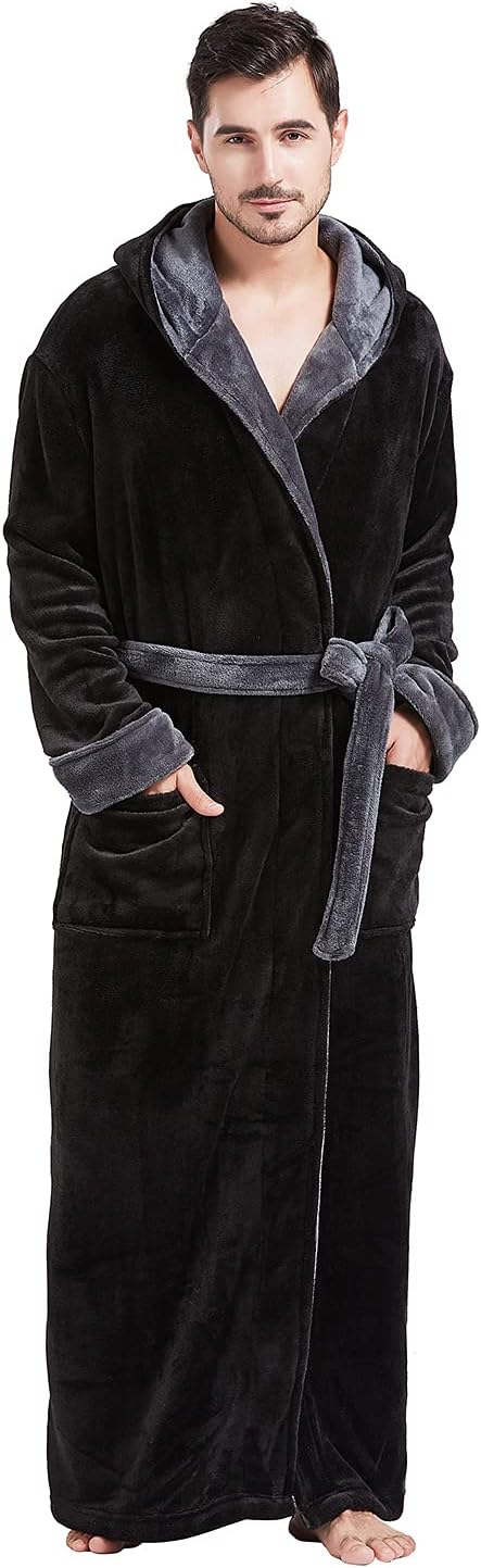 Herren-Sommer-Bademantel aus leichtem Fleece – James 13