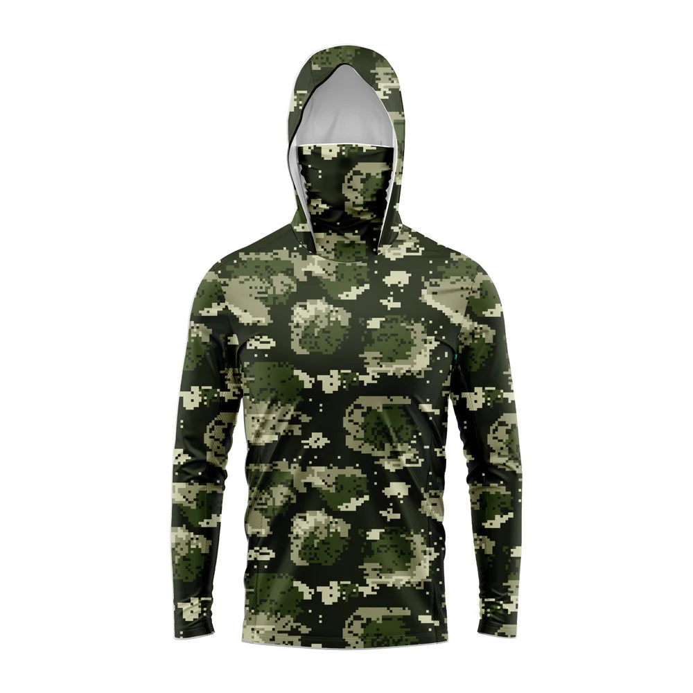 Herren Angelshirt Langarm mit UV-Schutz UPF 50, Schnelltrocknend und Antimikrobiell 2