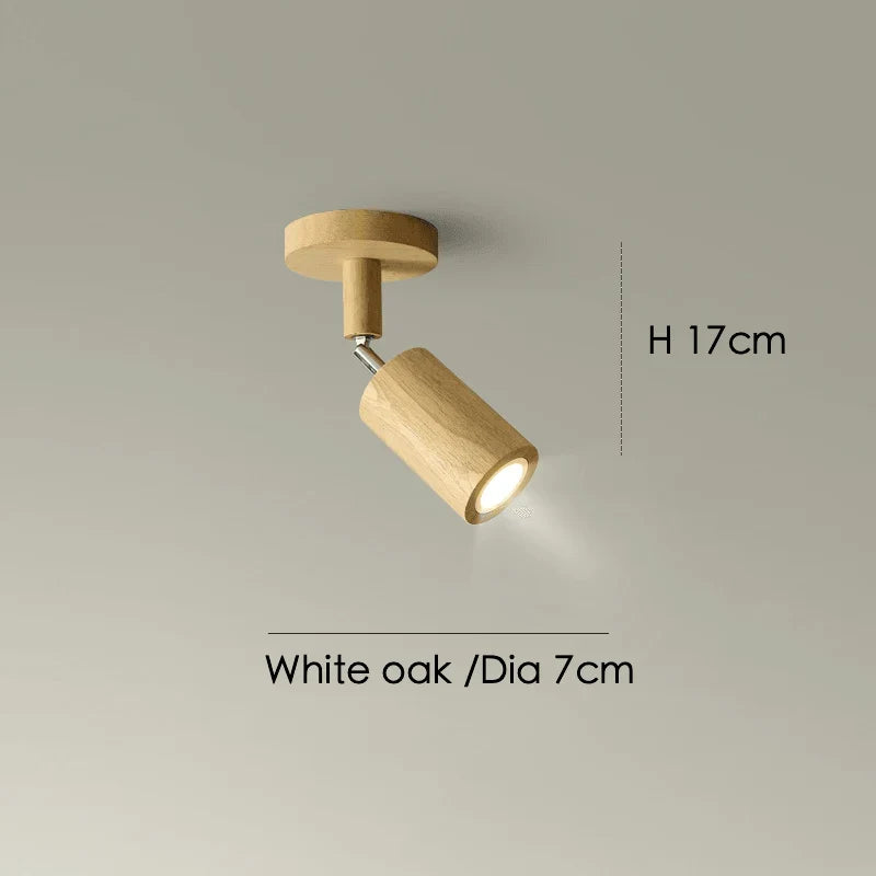 Holzschiene mit Spots