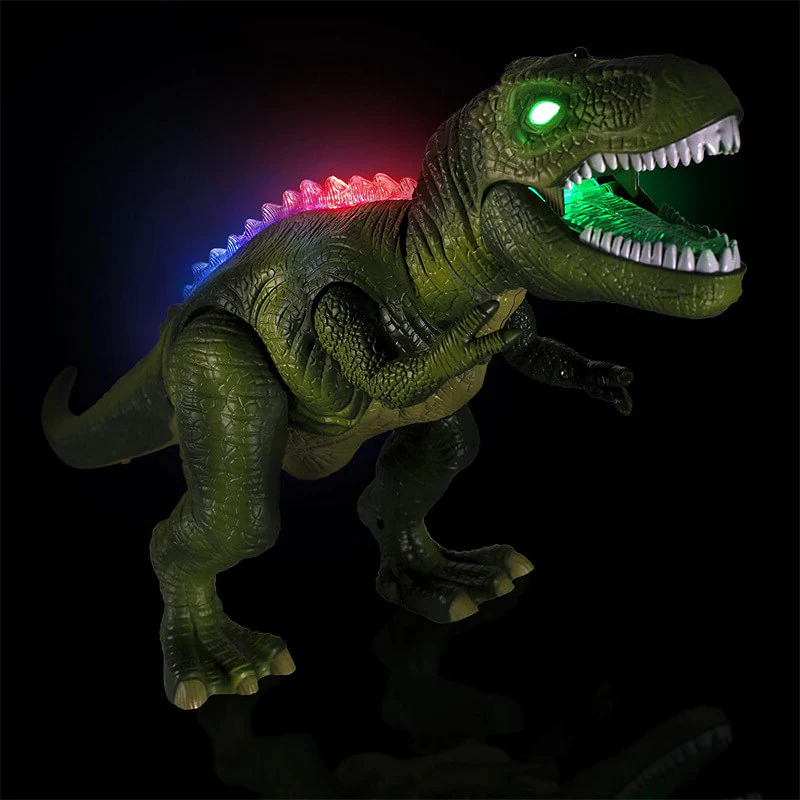 Interactieve dinosaurus met afstandsbediening – Lopende T-Rex met licht- en geluidseffecten 4