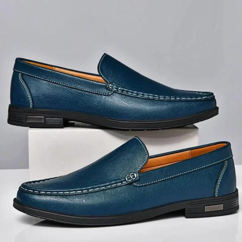 Italienische Slipper aus echtem Leder – Emilio 1