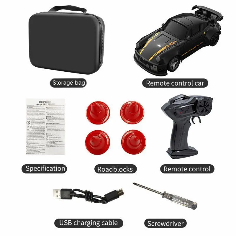 Racemaster KF20 – 1:64 Drift-RC-Auto mit Allradantrieb, ferngesteuert