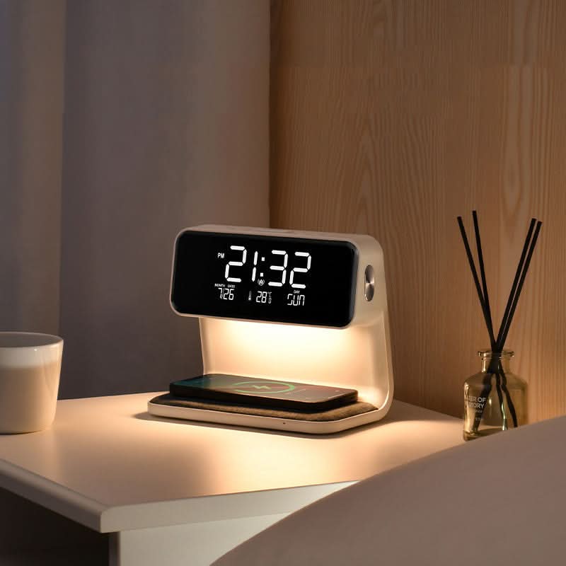 KLARBLICK – Clear LCD Alarm Clock with Dimmer Function 0