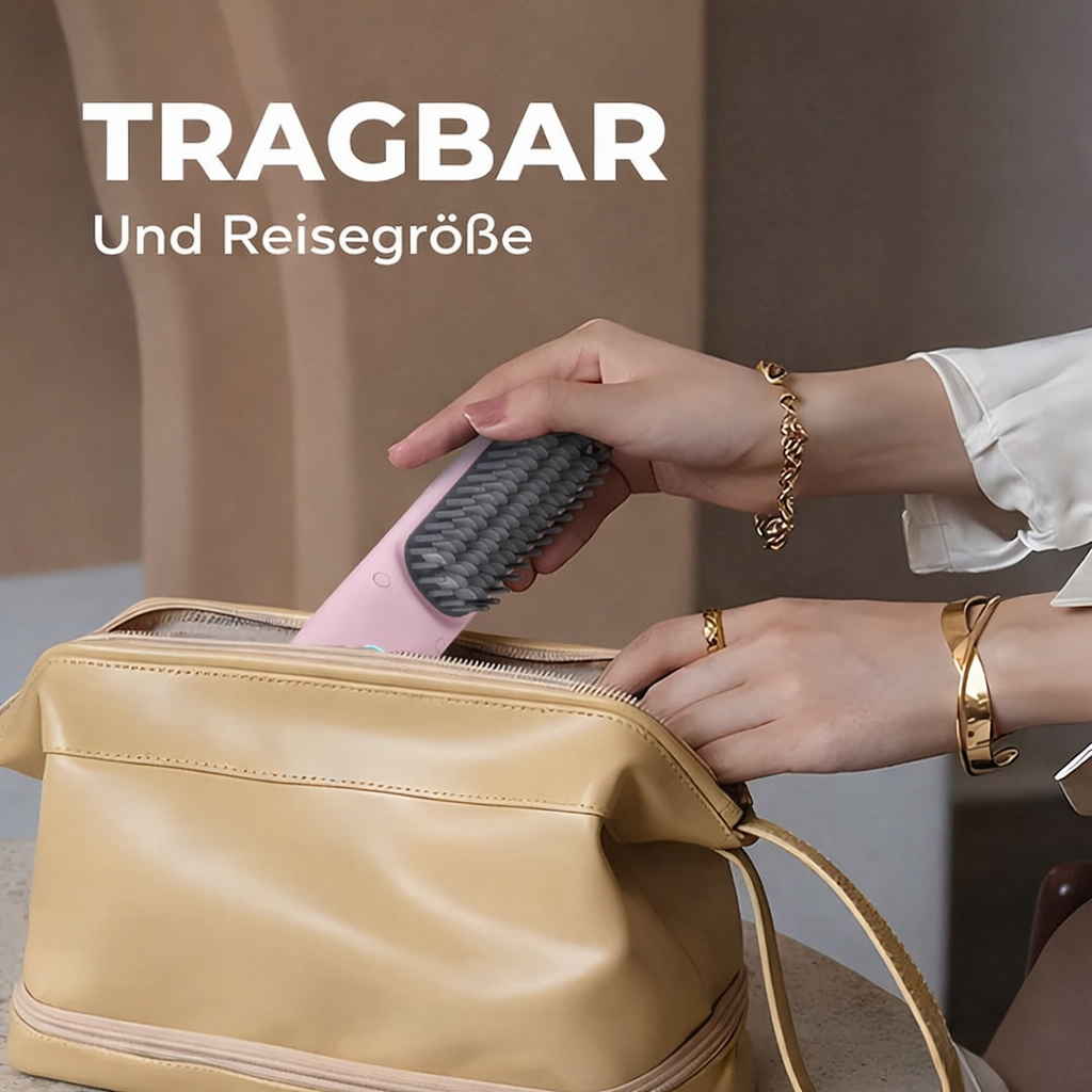Kabellose Glättbürste für schnelles Styling, glänzendes Haar, wiederaufladbar 7