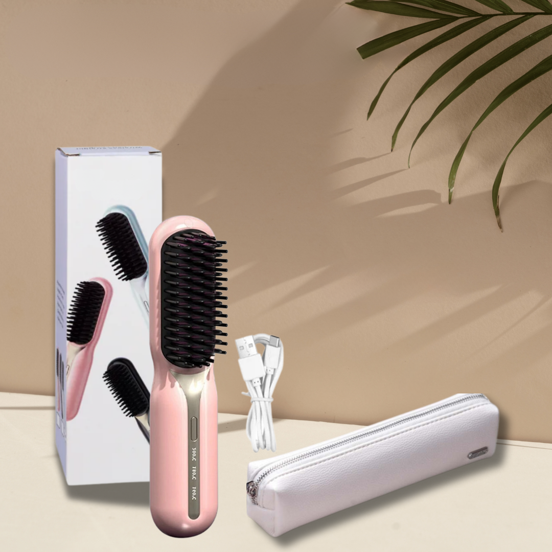 Kabellose Glättbürste für schnelles Styling, glänzendes Haar, wiederaufladbar 8