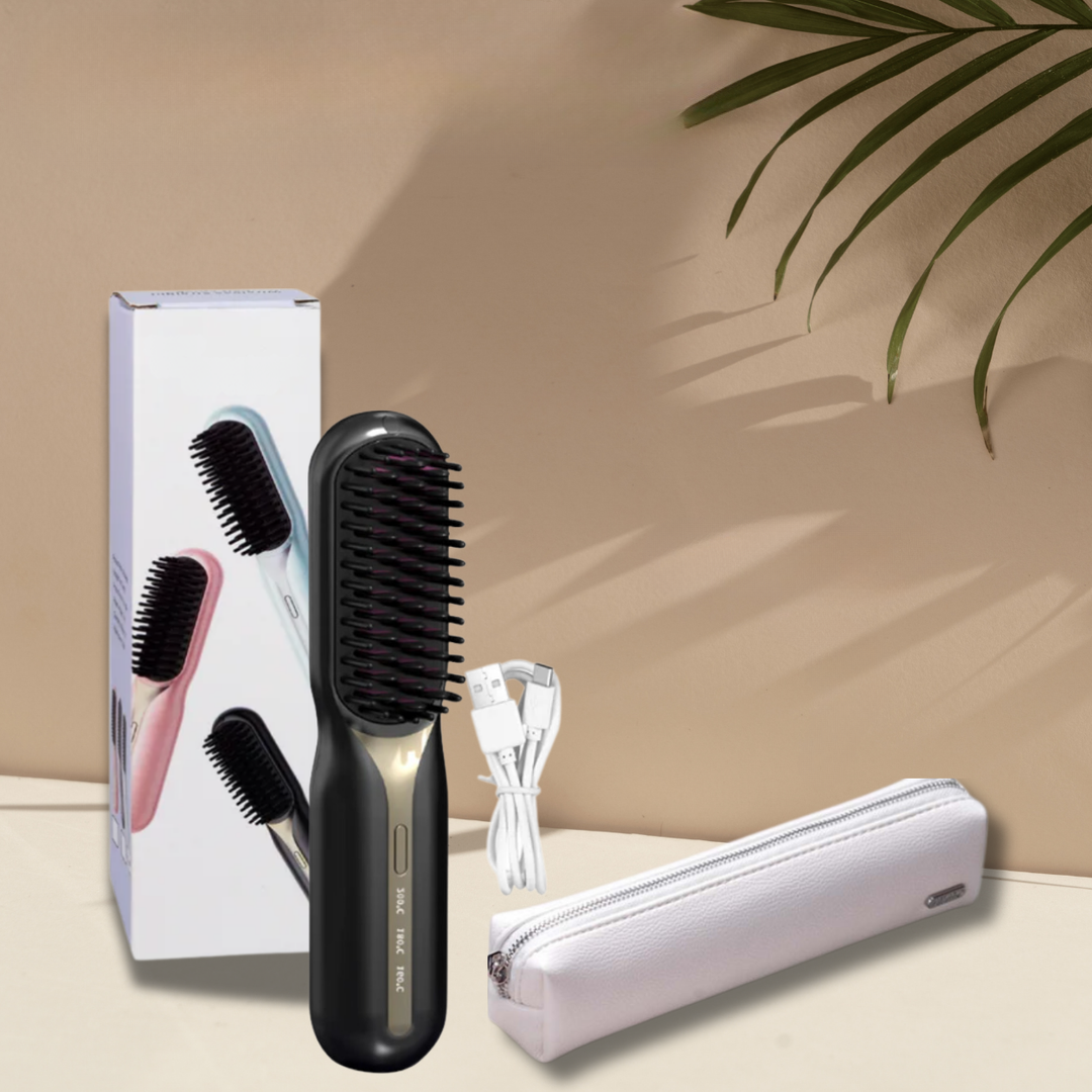 Kabellose Glättbürste für schnelles Styling, glänzendes Haar, wiederaufladbar 9
