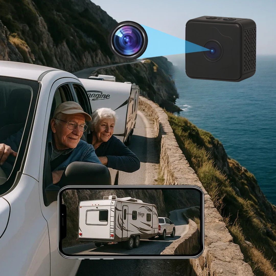 Kabellose Rückfahrkamera mit Nachtsicht 720P HD und magnetischer Befestigung für Autos, Wohnmobile und LKW 0