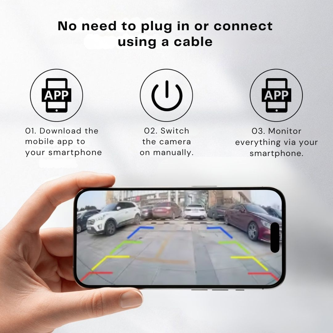 Kabellose Rückfahrkamera mit Nachtsicht 720P HD und magnetischer Befestigung für Autos, Wohnmobile und LKW 2