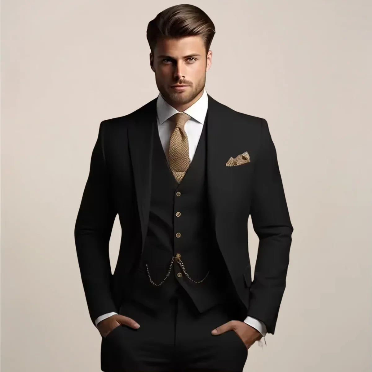 Karl - Three-piece slim-fit suit 1