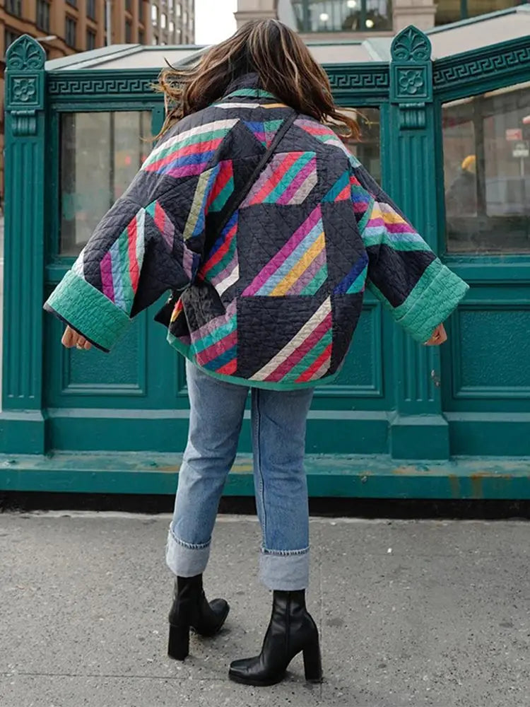 Veraia-bunda | Štýlový vintage boho kabát