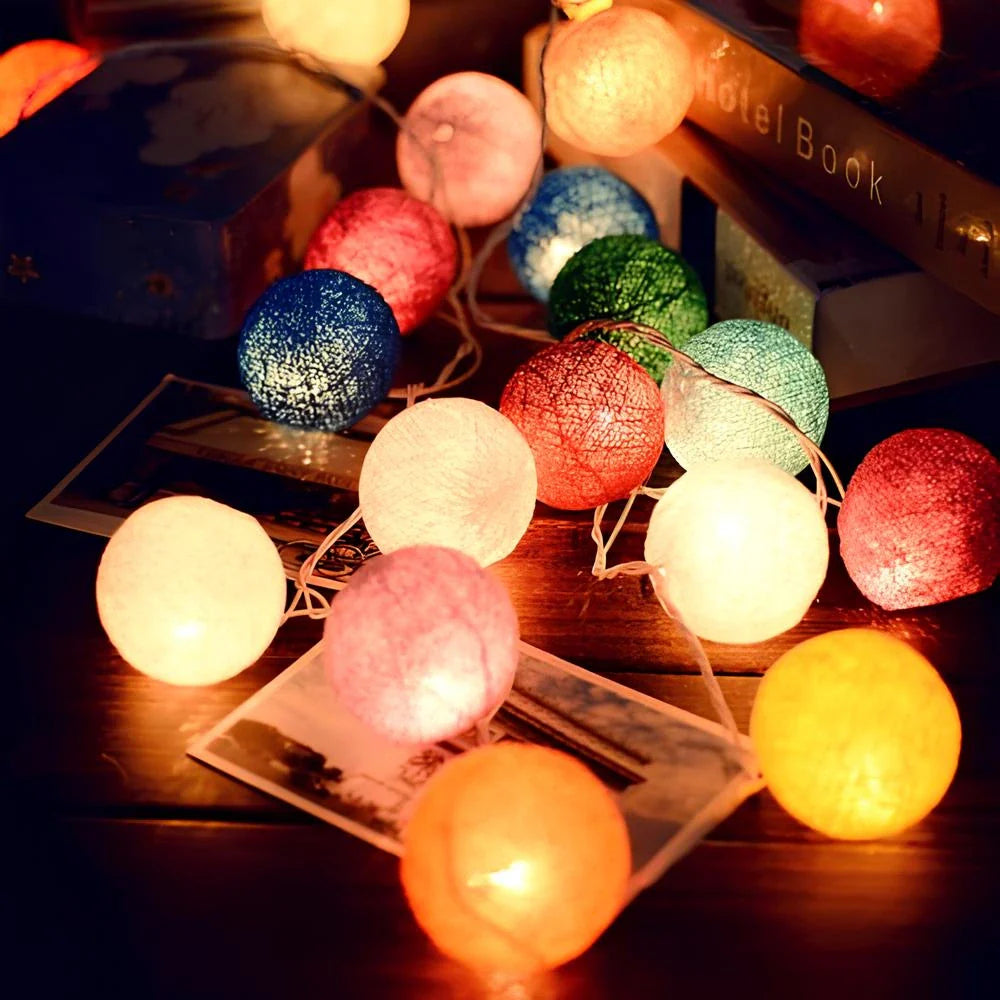 Katoenen Lichtbollen Slinger – Creëer Sfeer en Warmte in Elke Ruimte 10