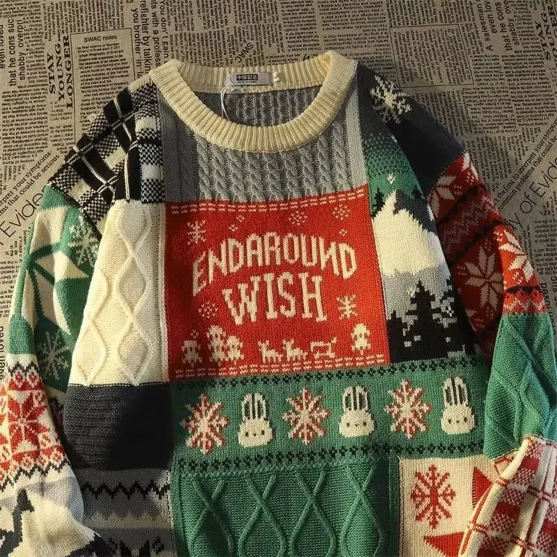 Kersttrui met lange mouwen voor mannen en vrouwen - Y2K stijl 2